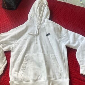 Nike Men's White Hoodie